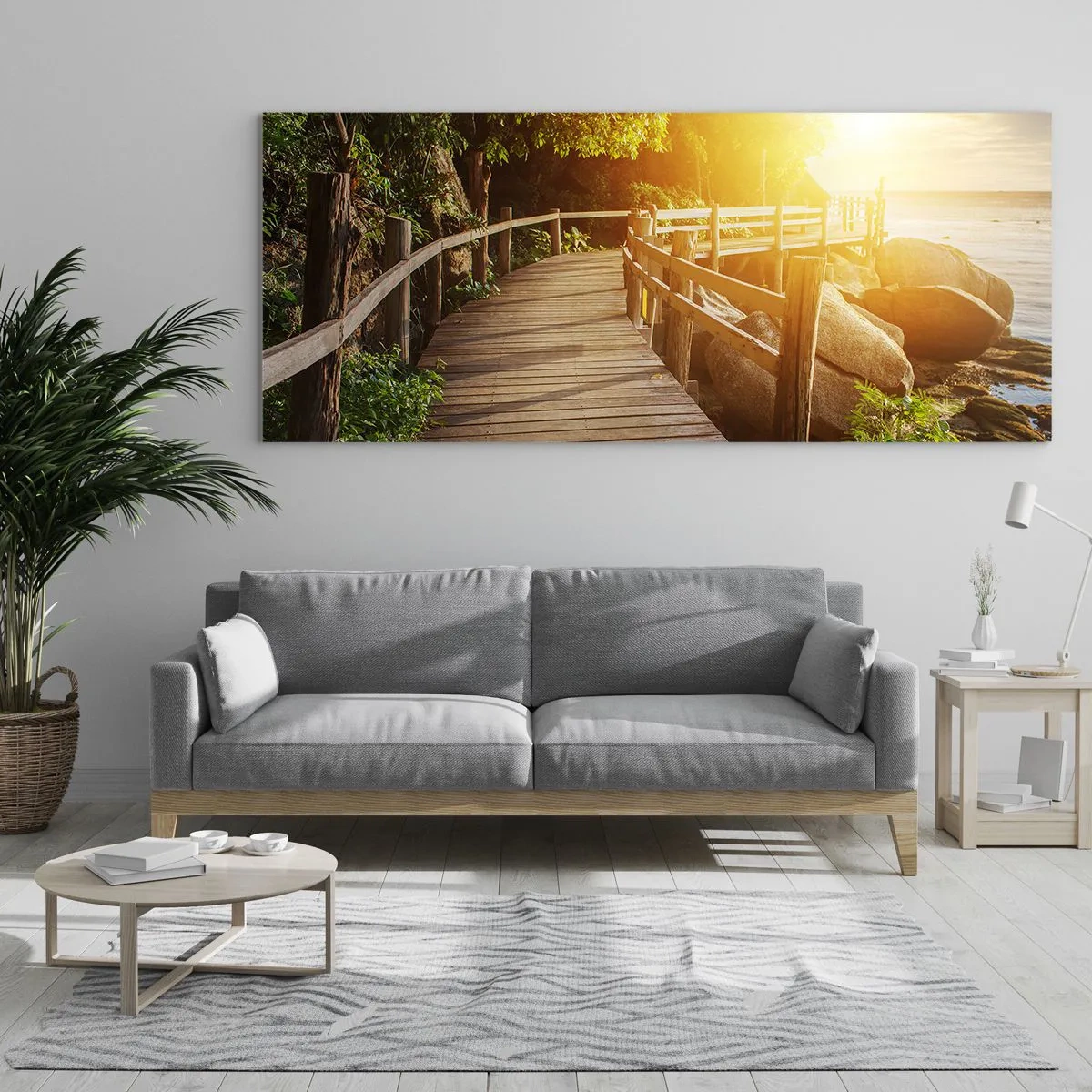 Obraz na skle - Další zatáčka, další zázraky - 100x40 cm