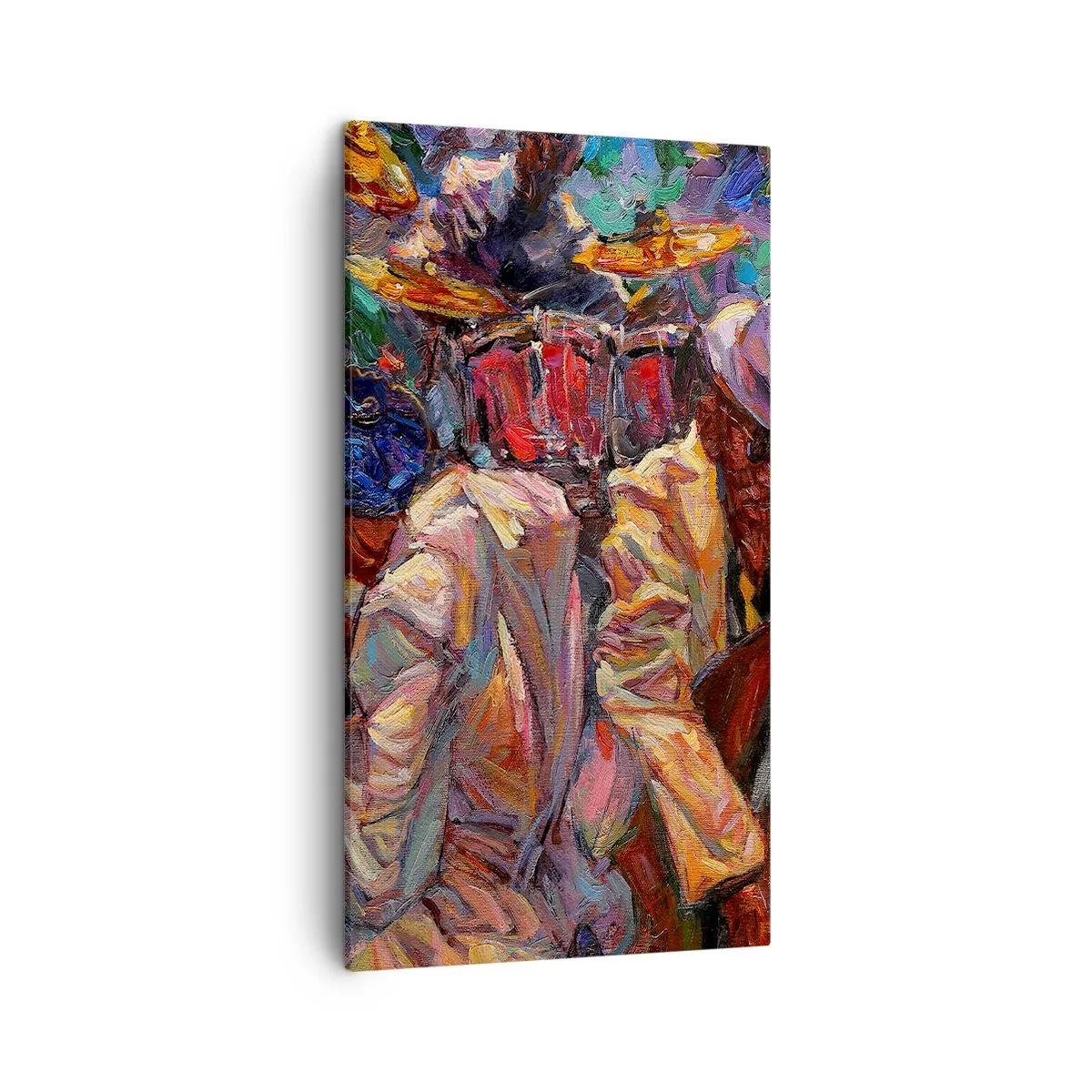 Obraz na plátně - V jednom rytmu - 45x80 cm