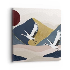 Obraz na plátně - Opět uběhl další den - 40x40 cm