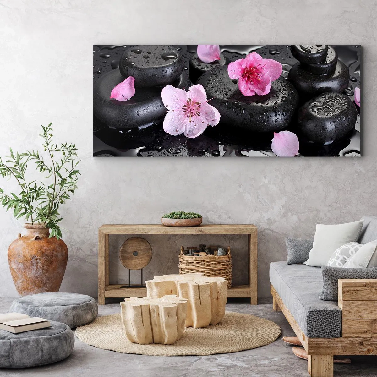 Obraz na plátně - A kámen spadl ze srdce - 100x40 cm