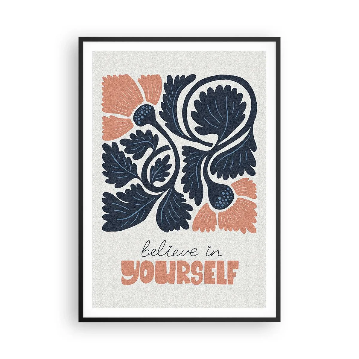 Plakát v černém rámu - A ty rozkvétáš - 70x100 cm