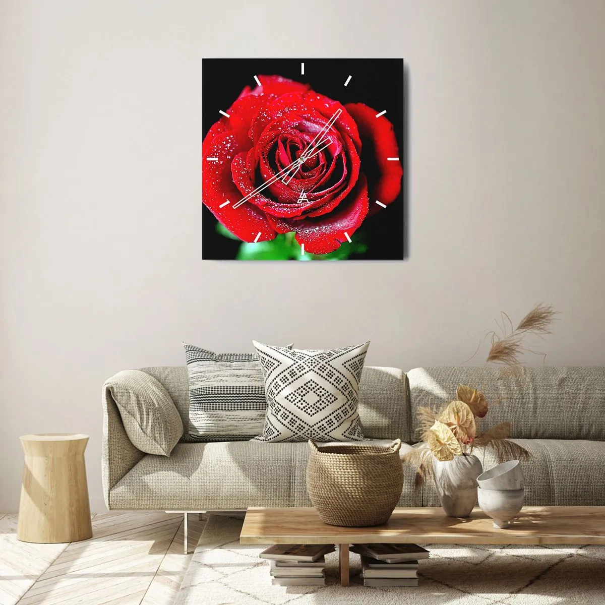 Nástěnné hodiny - To je právě láska - 30x30 cm