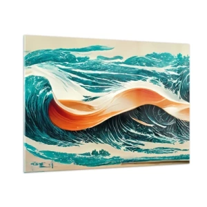 Obraz na skle - Surfařův sen - 100x70 cm