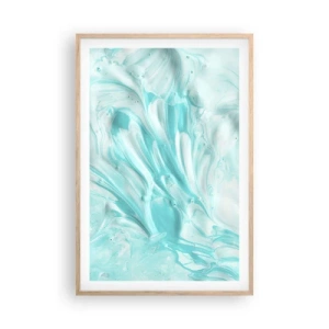 Plakát v rámu světlý dub - Navždy spolu - 61x91 cm