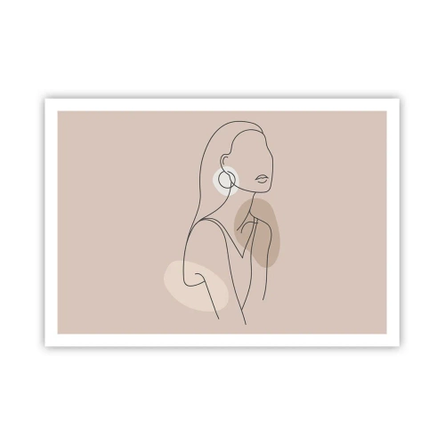 Plakát - Dívčí ikona - 100x70 cm