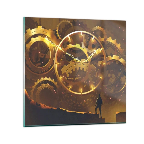 Obraz na skle - U zdroje času - 70x70 cm