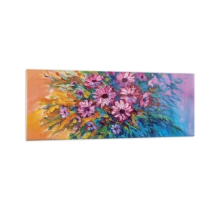 Obraz na skle - Energie života - 140x50 cm
