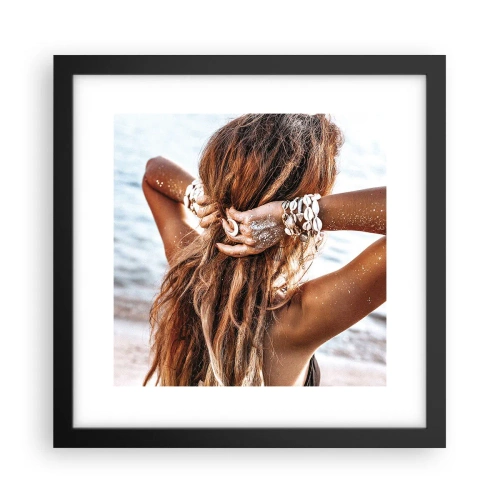 Plakát v černém rámu - Sestra vody a slunce - 30x30 cm