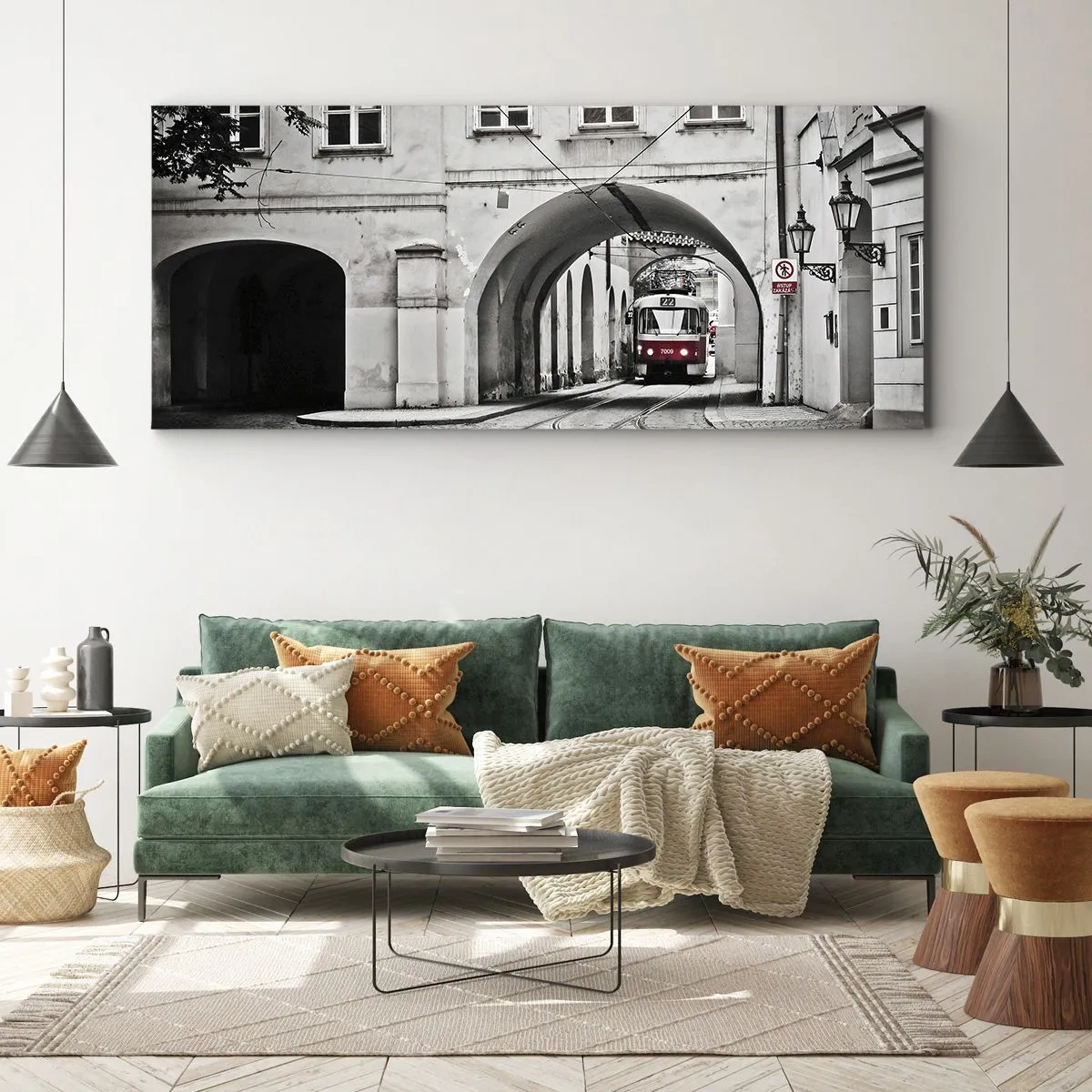 Obraz na plátně - Městským labyrintem - 100x40 cm