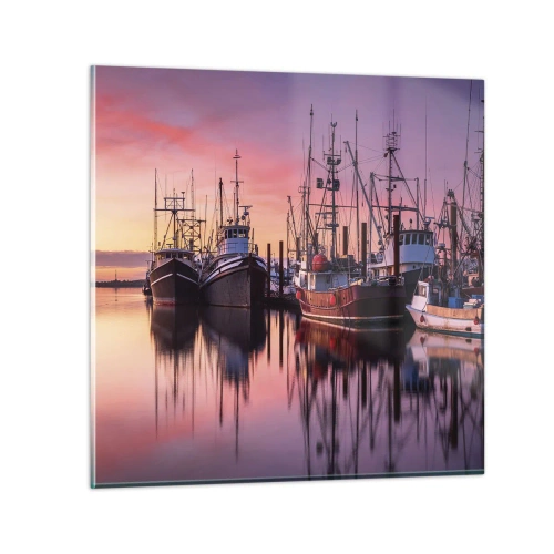 Obraz na skle - Před dalším dnem - 30x30 cm
