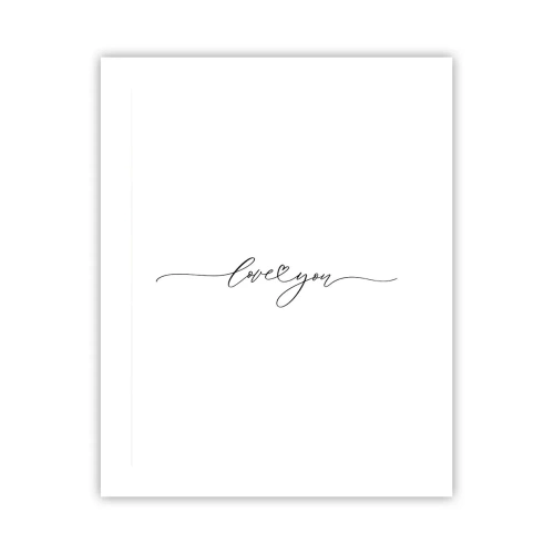 Plakát - Černé na bílém - 40x50 cm