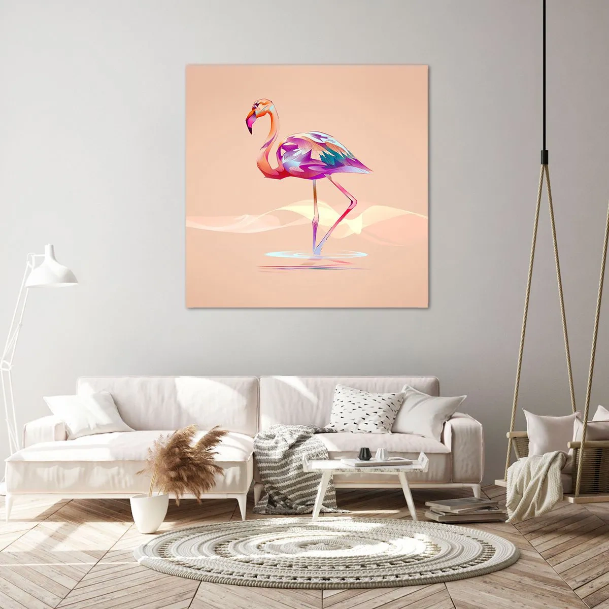 Obraz na plátně - Pták dobrých emocí - 40x40 cm