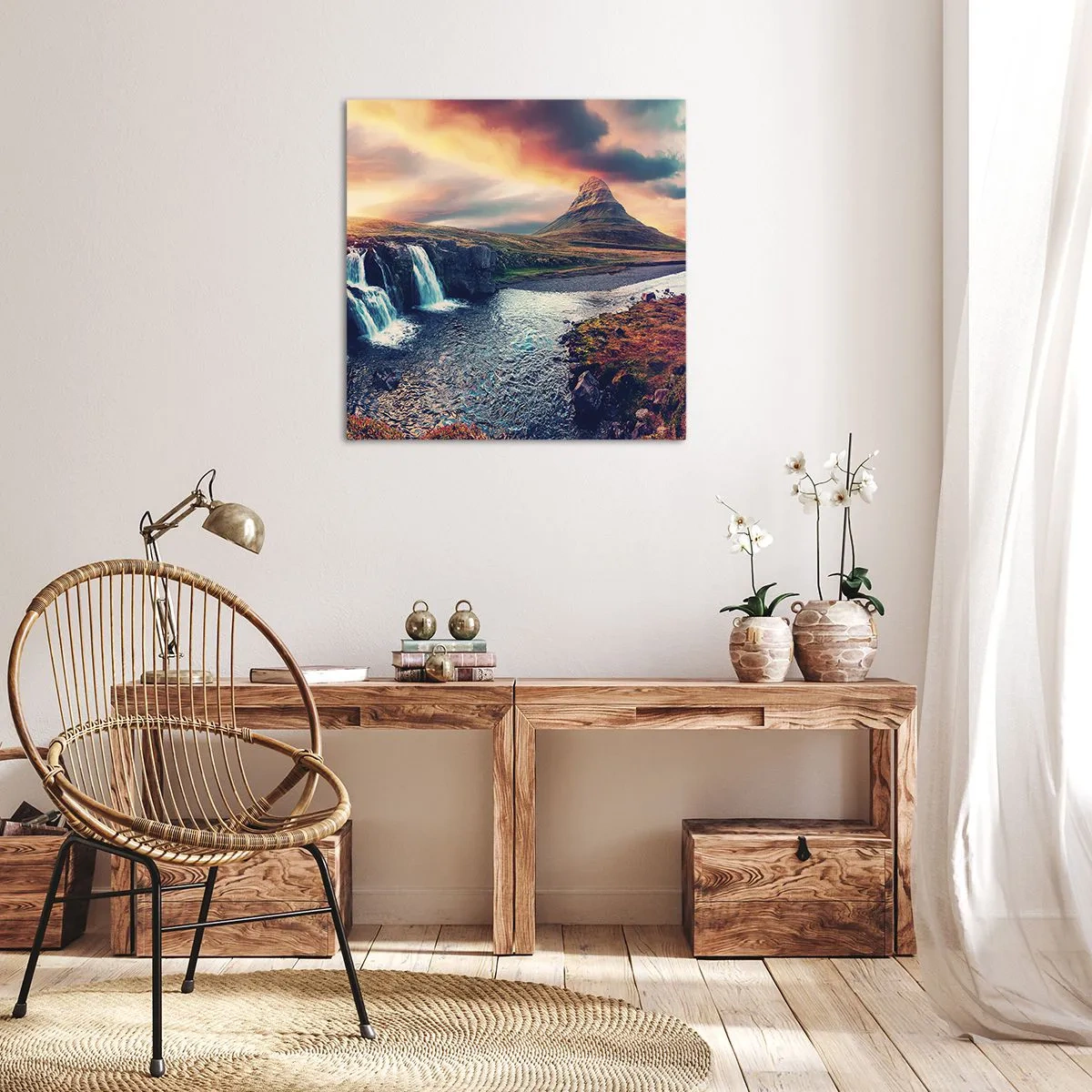 Obraz na plátně - V majestátu přírody - 60x60 cm