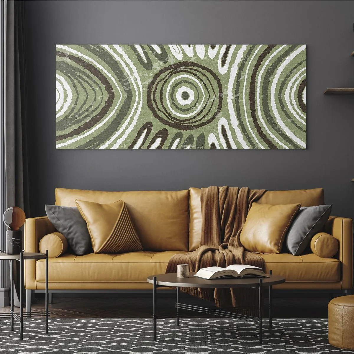 Obraz na skle - Exploze emocí - 120x50 cm