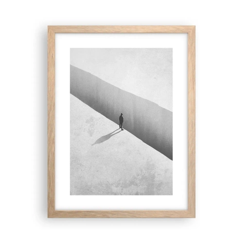 Plakát v rámu světlý dub - Jasný cíl - 30x40 cm