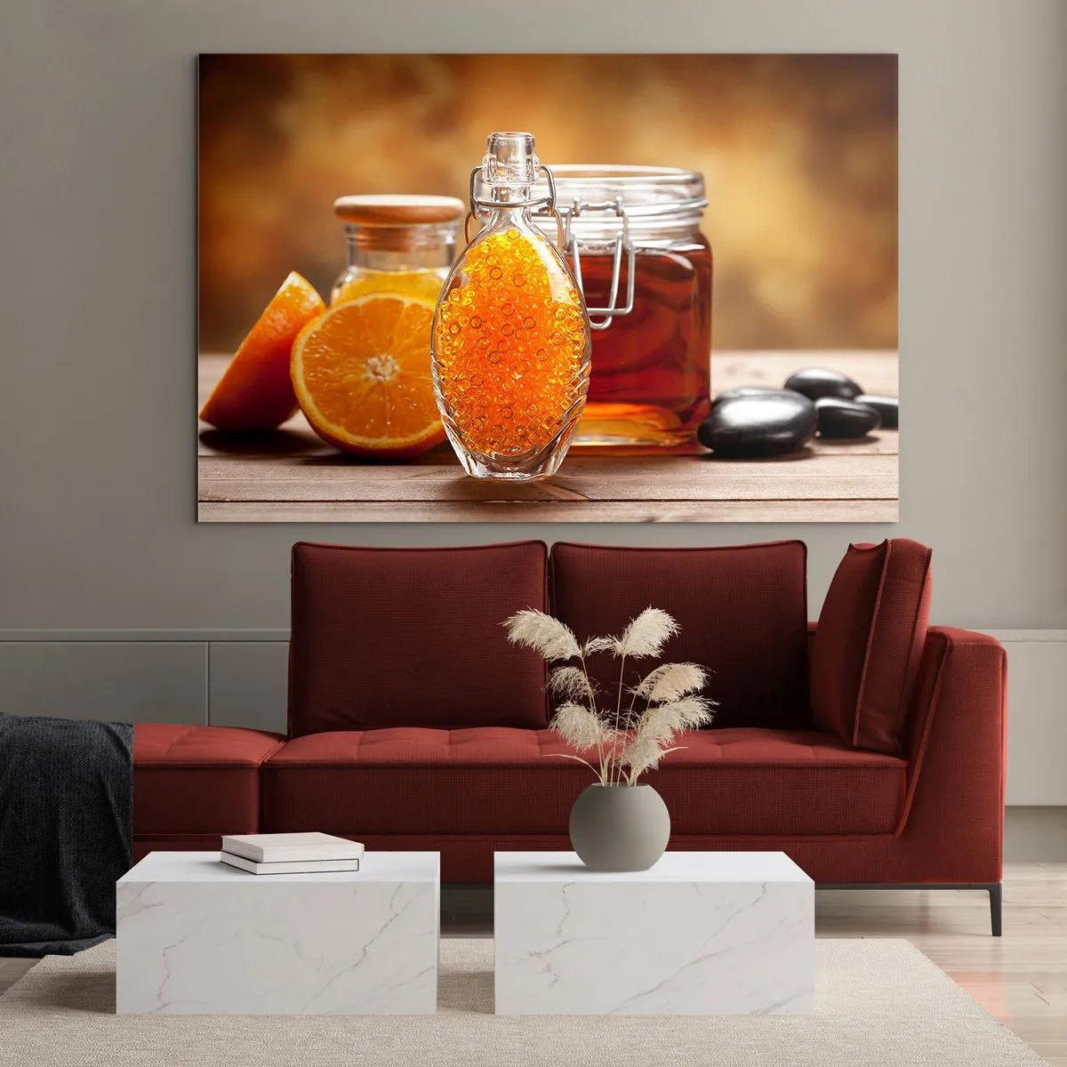 Obraz na skle - Sluneční chutě a aromata - 100x70 cm