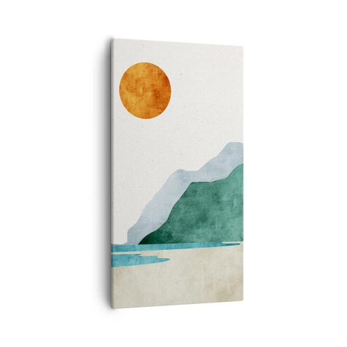 Obraz na plátně - Prostě ideální krajina - 55x100 cm