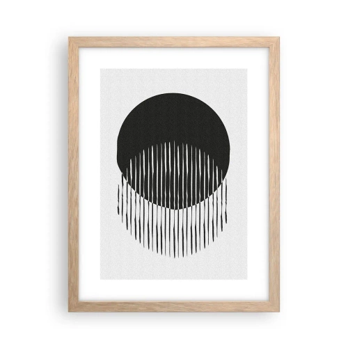 Plakát v rámu světlý dub - Jeho alter ego - 30x40 cm