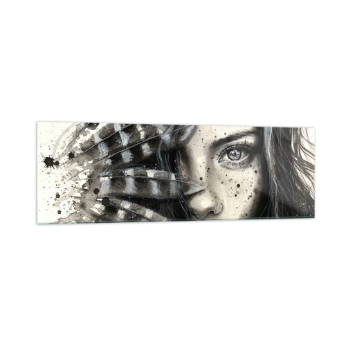 Obraz na skle - Divoká krása - 160x50 cm