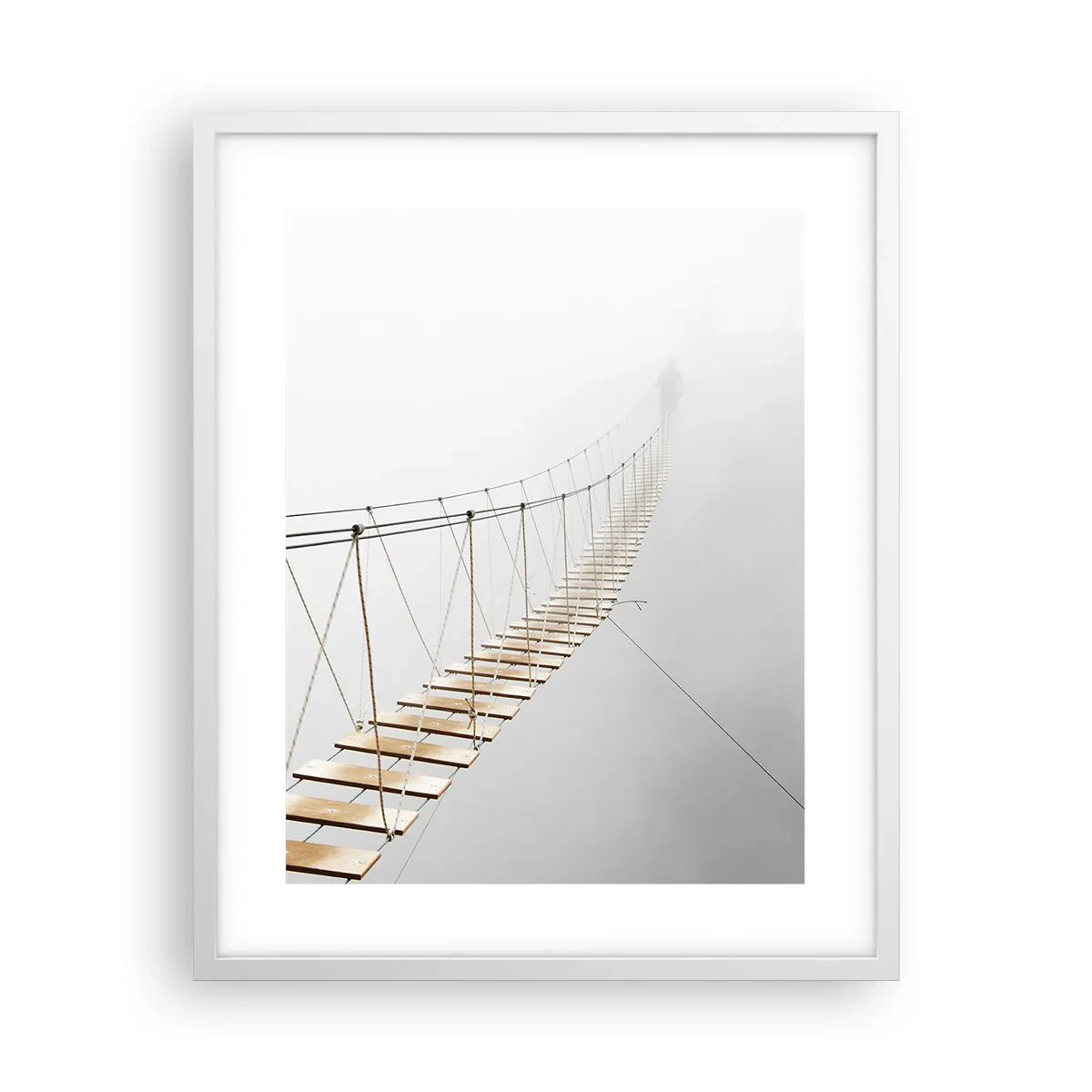 Plakát v bílém rámu - Kam vás zavede? - 40x50 cm