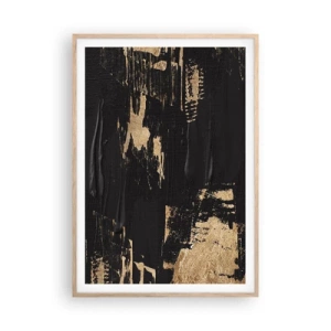 Plakát v rámu světlý dub - Stopa doteku - 70x100 cm