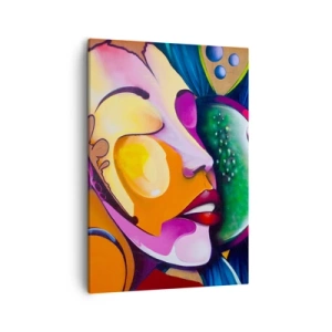 Obraz na plátně - Dotknout se barvou - 50x70 cm