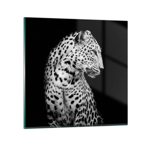 Obraz na skle - Pravý profil perfektní! - 30x30 cm