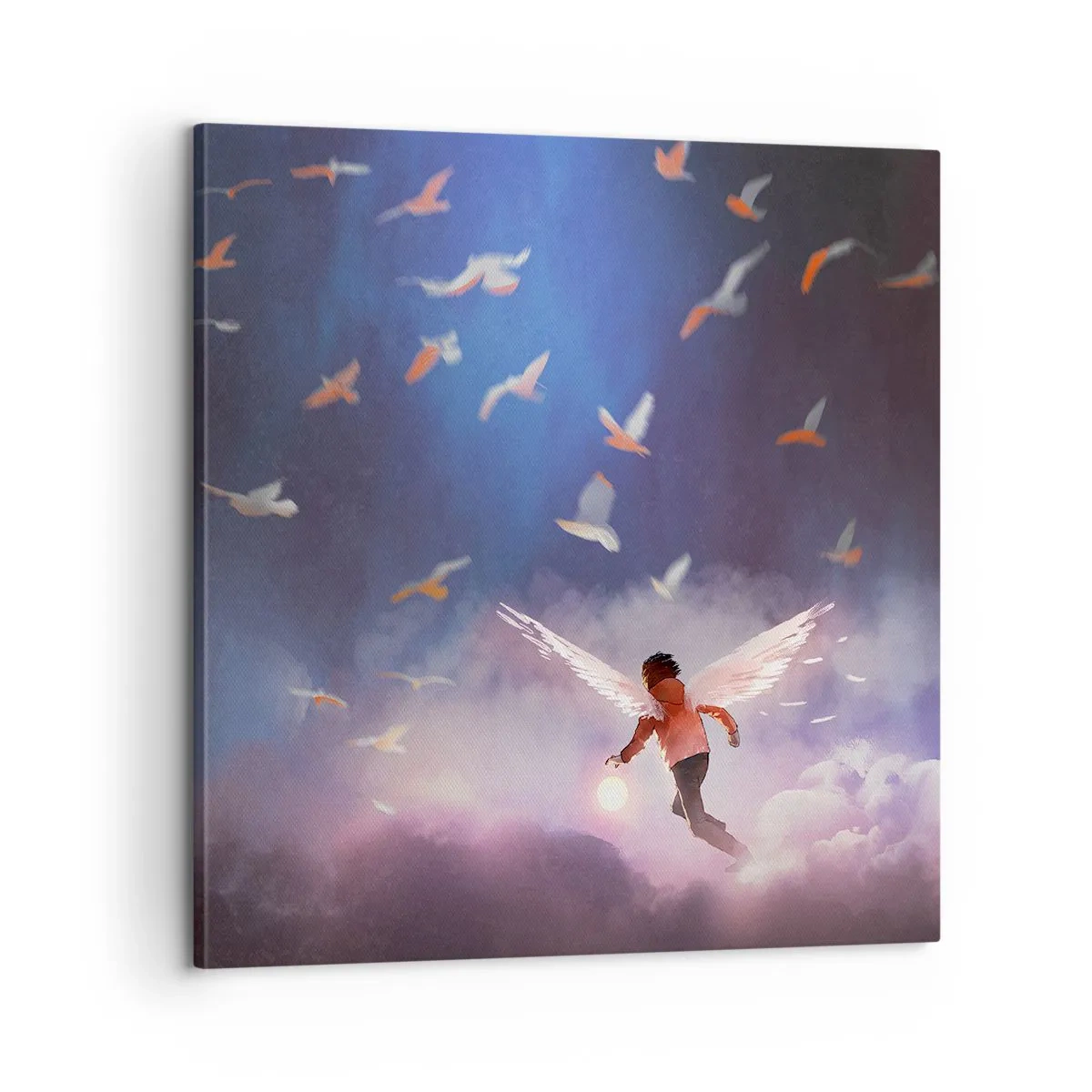 Obraz na plátně - Je třeba mít odvahu a představivost - 60x60 cm