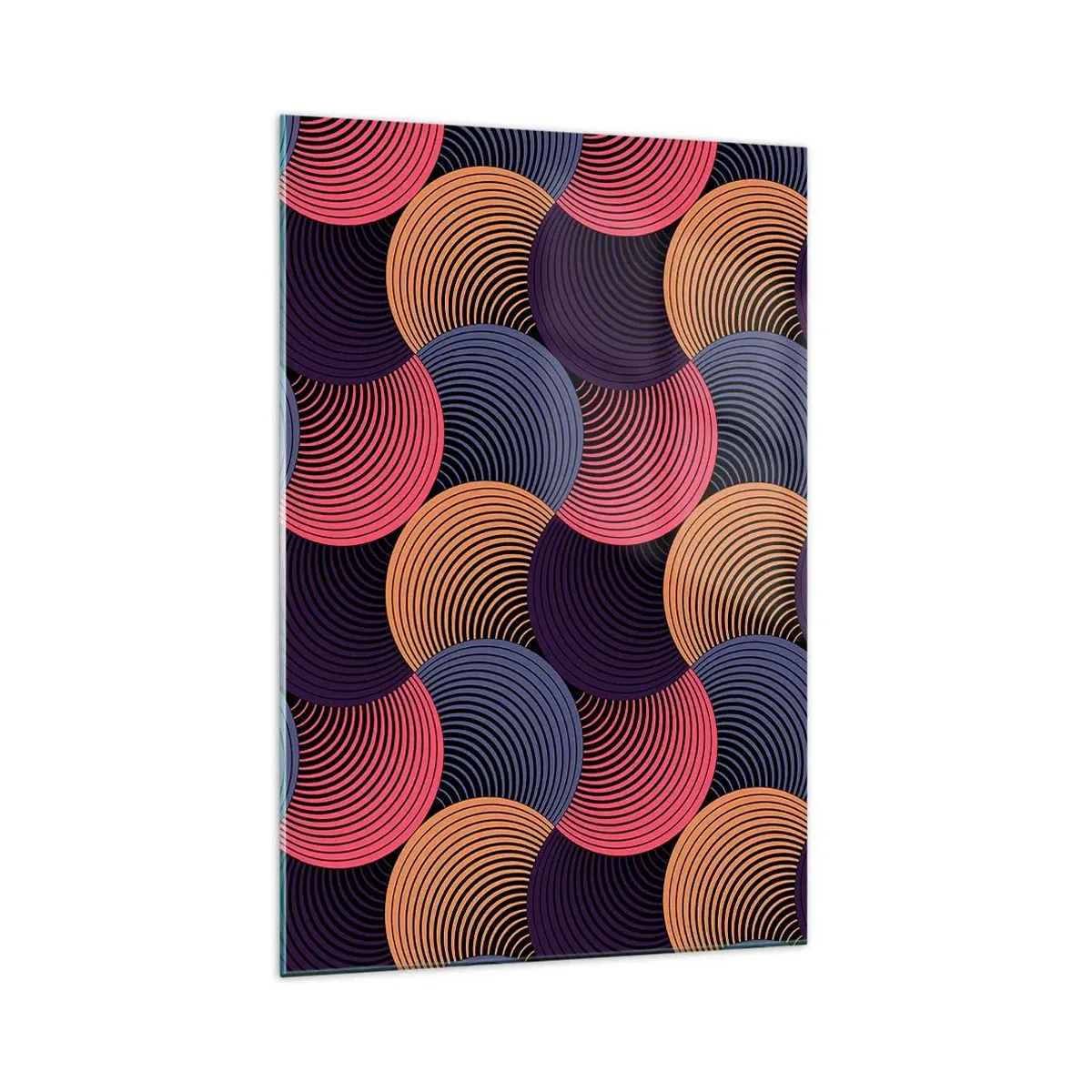 Obraz na skle - V kruhovém rytmu - 70x100 cm