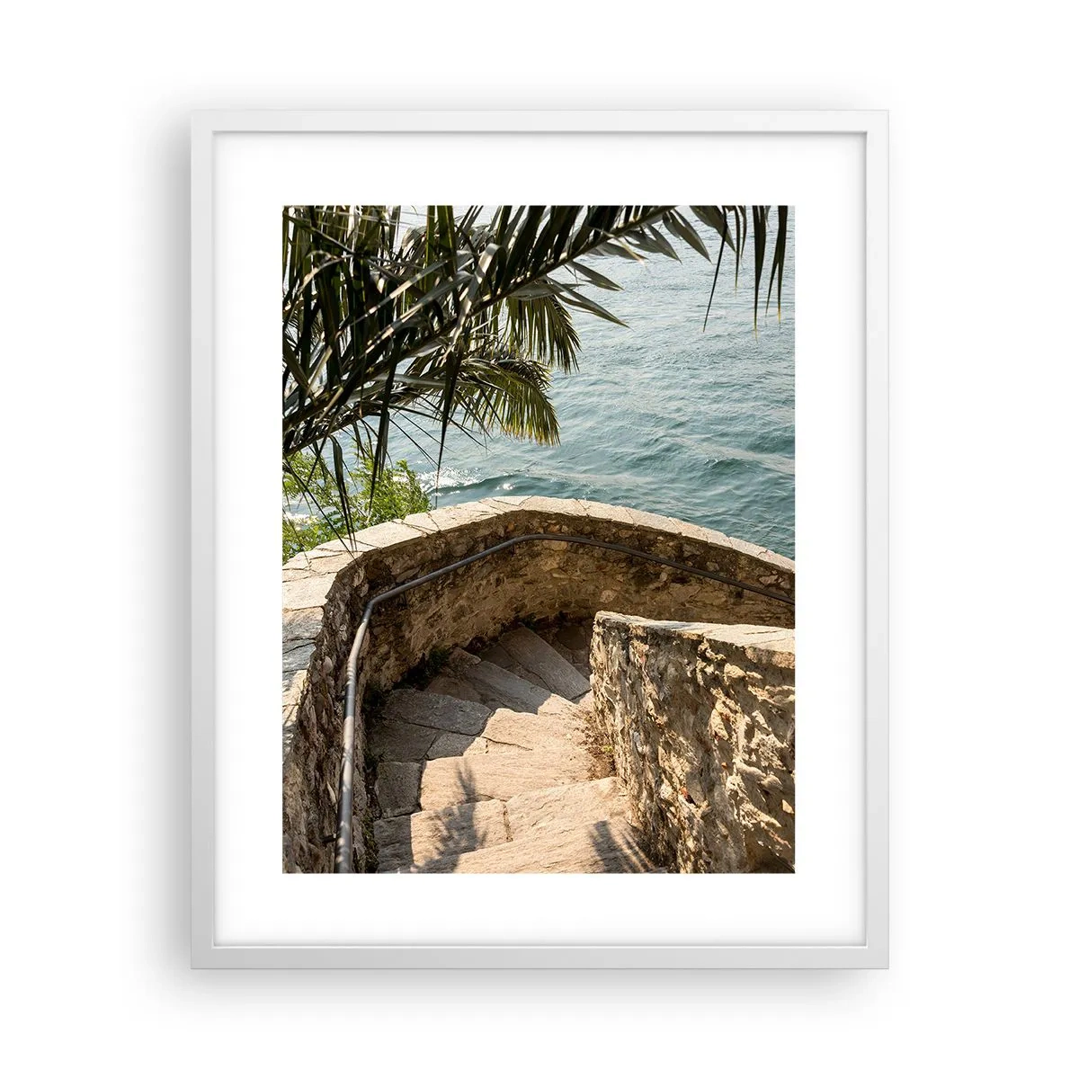 Plakát v bílém rámu - Pod italským sluncem - 40x50 cm