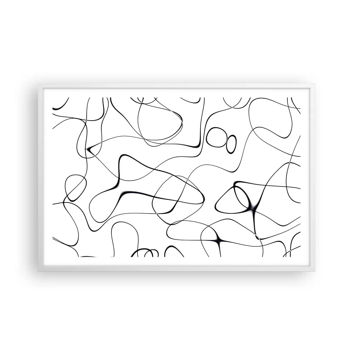 Plakát v bílém rámu - Cesty života, zákruty osudu - 91x61 cm