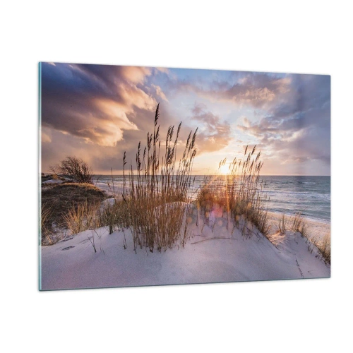 Obraz na skle - Rozloučení se sluncem a větrem - 120x80 cm
