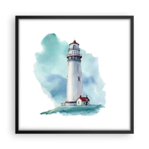 Plakát v černém rámu - Něžná sestra blankytu - 50x50 cm