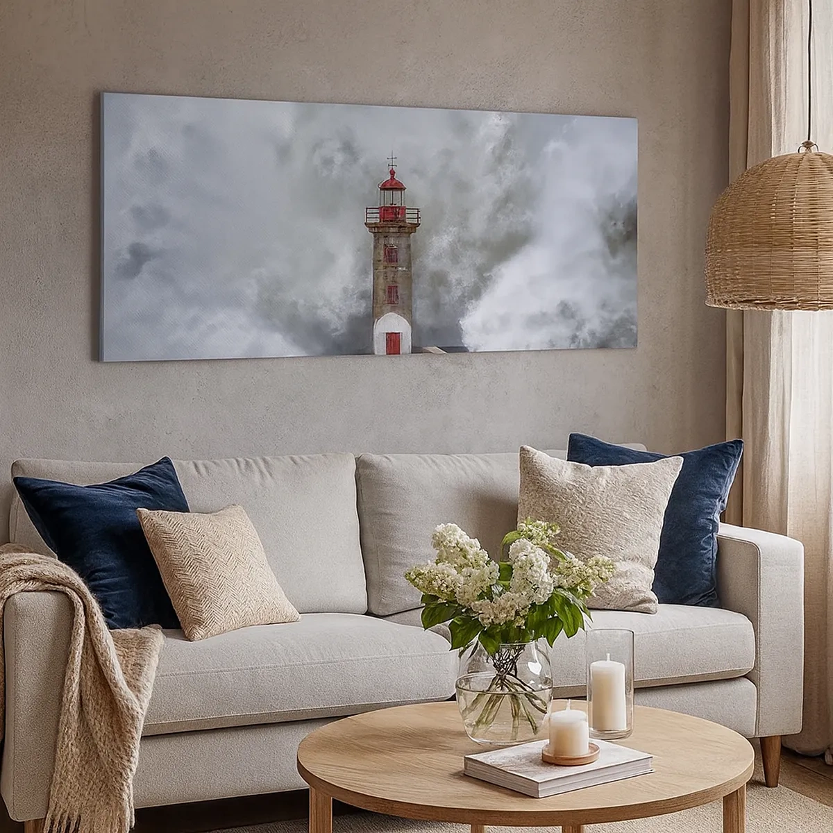 Obraz na plátně - Hukot vody, šum větru - 30x30 cm