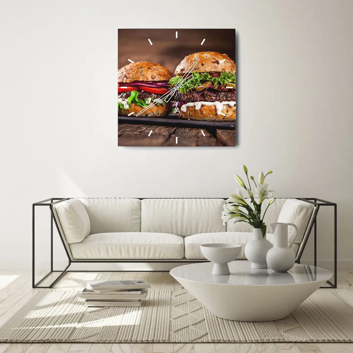 Nástěnné hodiny - American dream - 40x40 cm