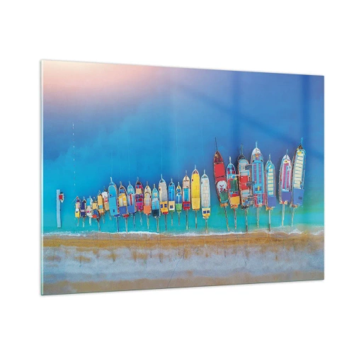 Obraz na skle - Z ptačí perspektivy - 100x70 cm
