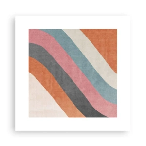 Plakát - Diagonální kompozice – pohyb - 30x30 cm