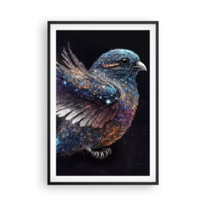 Plakát v černém rámu - Diamantový vrabec - 61x91 cm