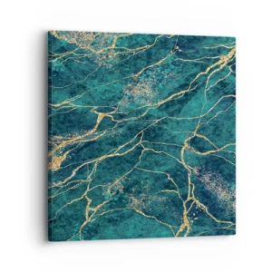 Obraz na plátně - Zlatá žíla - 30x30 cm