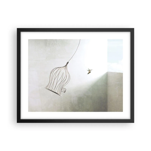 Plakát v černém rámu - Ve svém živlu - 50x40 cm