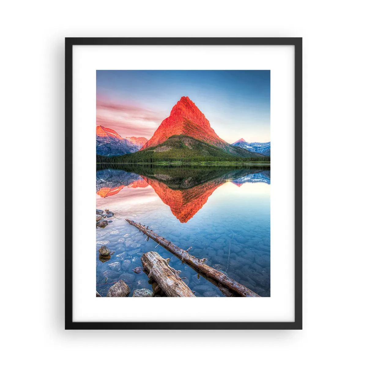 Plakát v černém rámu - Teplo a chlad - 40x50 cm