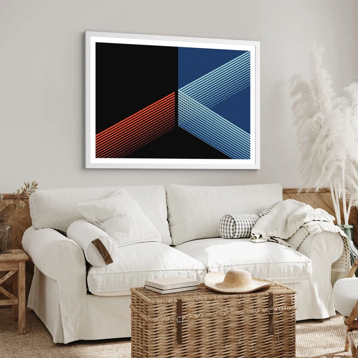 Plakát v bílém rámu - Jednoduchý příběh - 50x40 cm