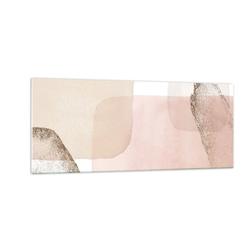 Obraz na skle - Pohled skrze barvy - 100x40 cm