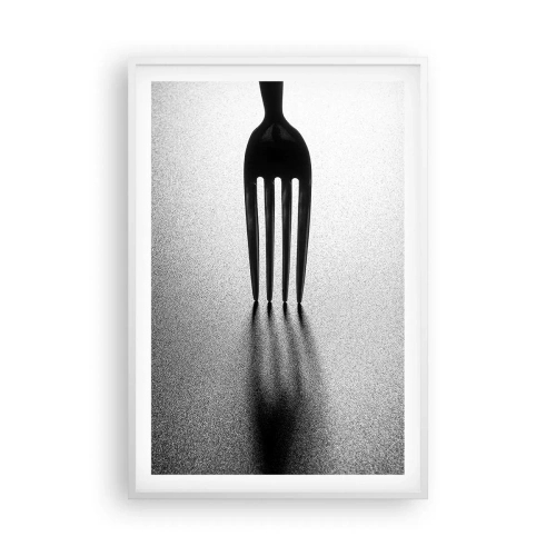 Plakát v bílém rámu - Světlo a stín - 61x91 cm