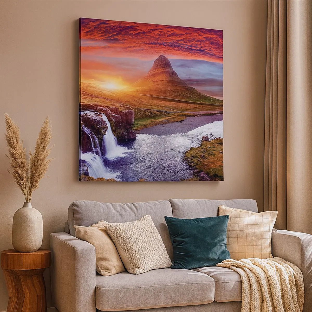 Obraz na plátně - Pohled na Středozem - 30x30 cm