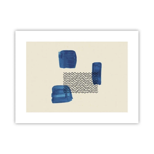 Plakát - Abstraktní kvarteto - 40x30 cm