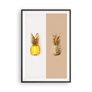 Plakát v černém rámu - Ananas pro nás - 61x91 cm