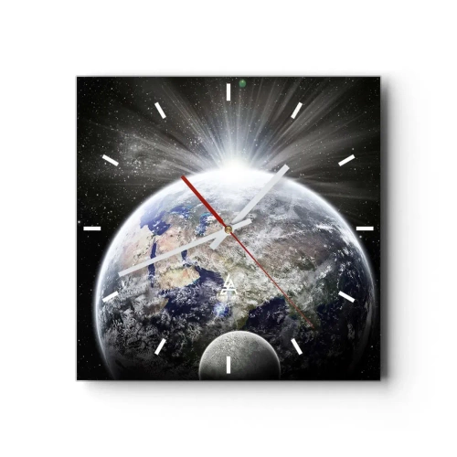 Nástěnné hodiny - V plném lesku - 40x40 cm