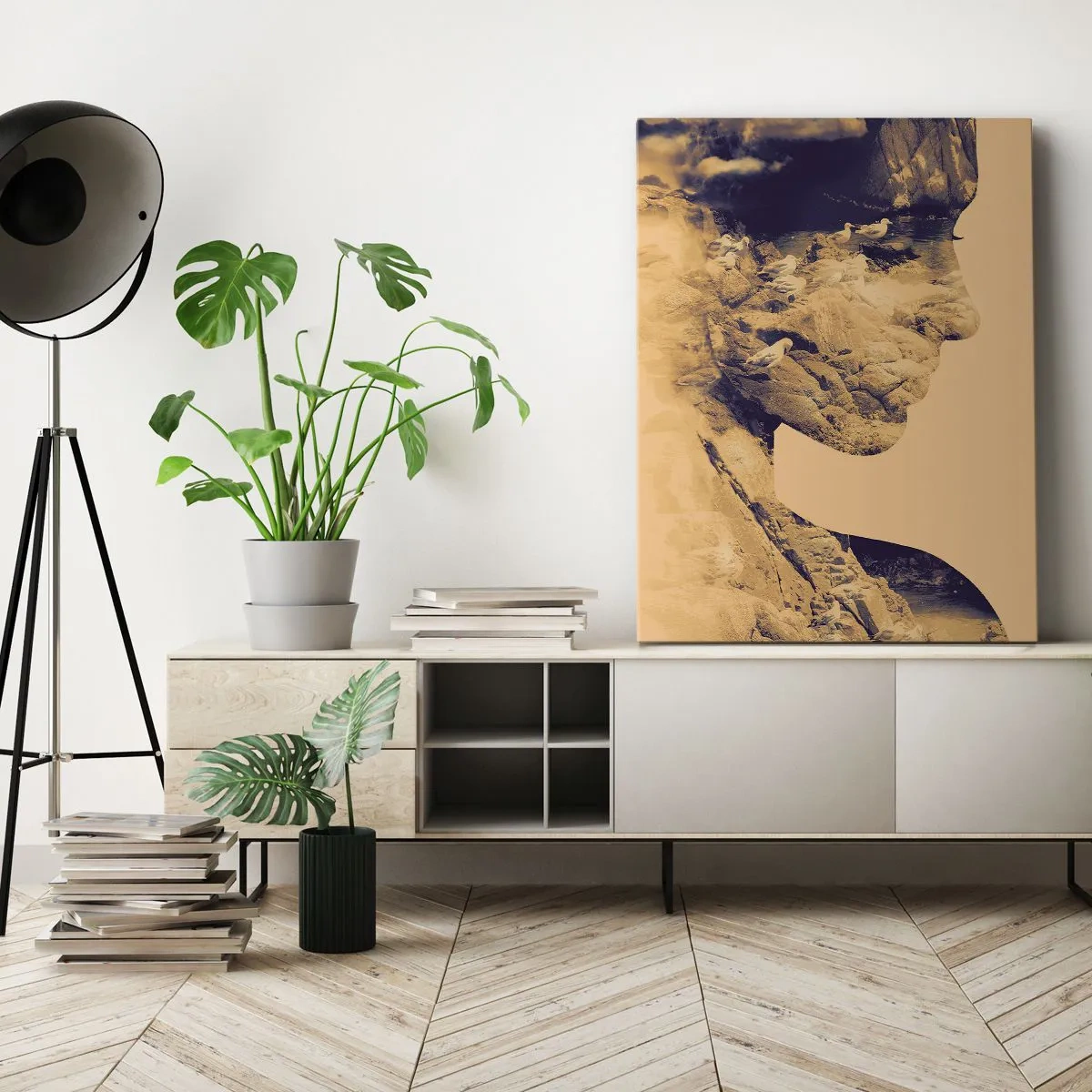 Obraz na plátně - Krásná od přírody - 50x70 cm