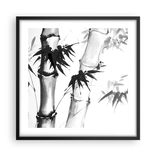 Plakát v černém rámu - Blízký záběr na orient - 50x50 cm